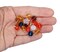 Fire-Polished Bead Charms, 10 pieces Ocean Sunrise Mix, 8mm Faceted Dangles, Adorabilities.